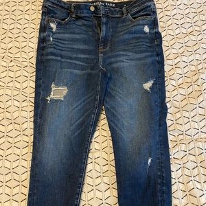 American Eagle super high rise jegging crop